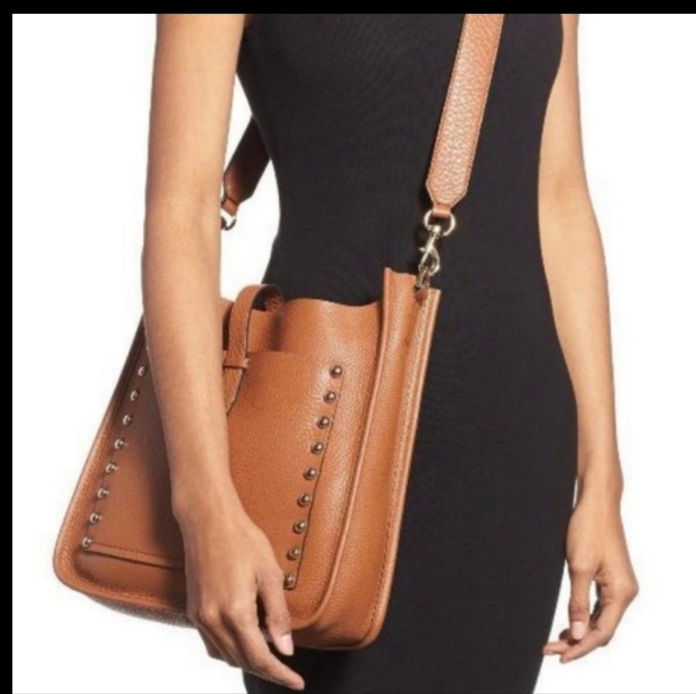 Rebecca Minkoff Brown Studded Crossbody Bag